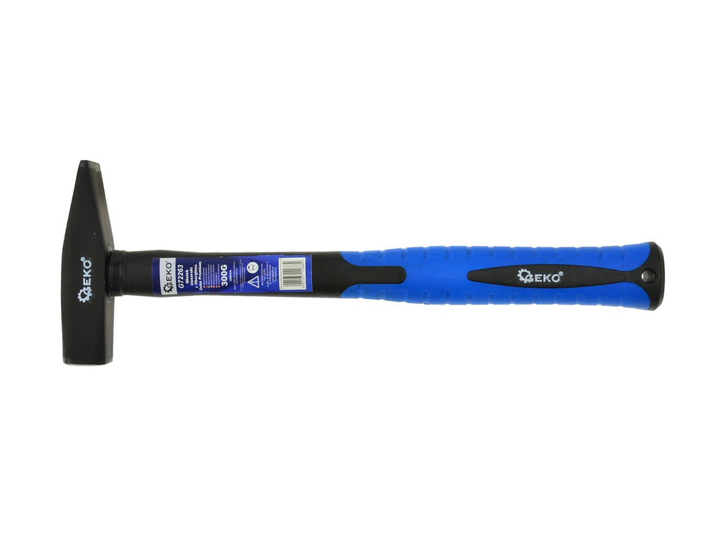 Machinist Hammer 300g with Fiberglass TPR Handle — GEKO Premium