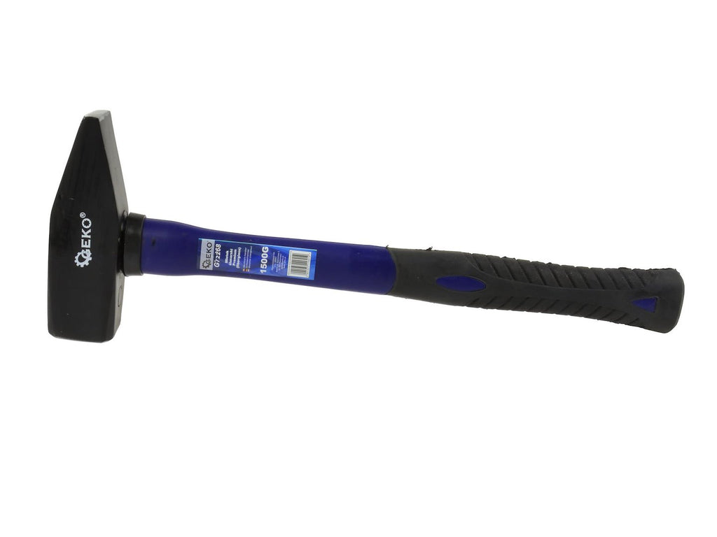 Machinist Hammer 1500 g with Fiberglass TPR Handle — GEKO Premium