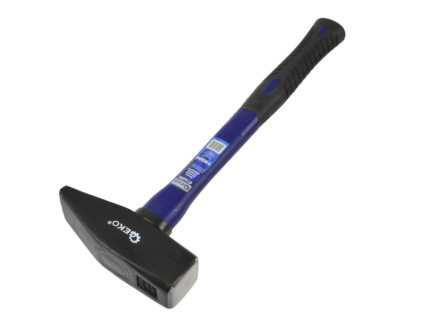 Machinist Hammer 1500 g with Fiberglass TPR Handle — GEKO Premium