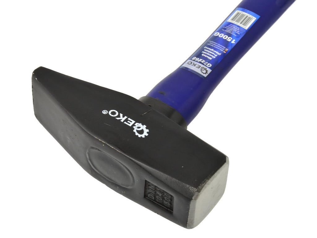 Machinist Hammer 1500 g with Fiberglass TPR Handle — GEKO Premium