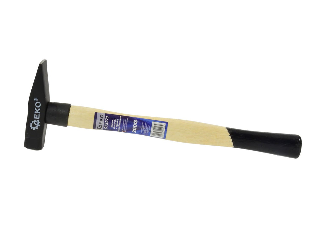 Machinist Hammer 200 g with Hardwood Handle GEKO Premium