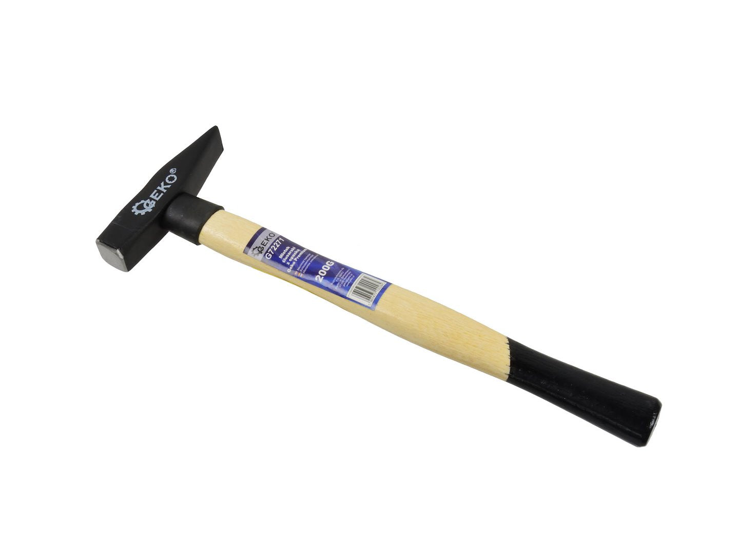 Machinist Hammer 200 g with Hardwood Handle GEKO Premium