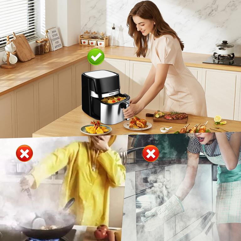 Õlivaba fritüür 8L KRAFT&DELE KD4101 1850W