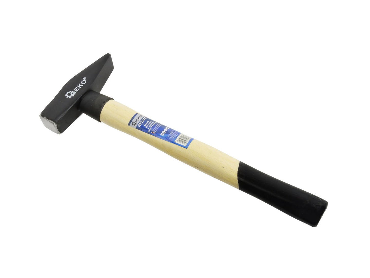 Machinist Hammer 500g with Hardwood Handle GEKO Premium