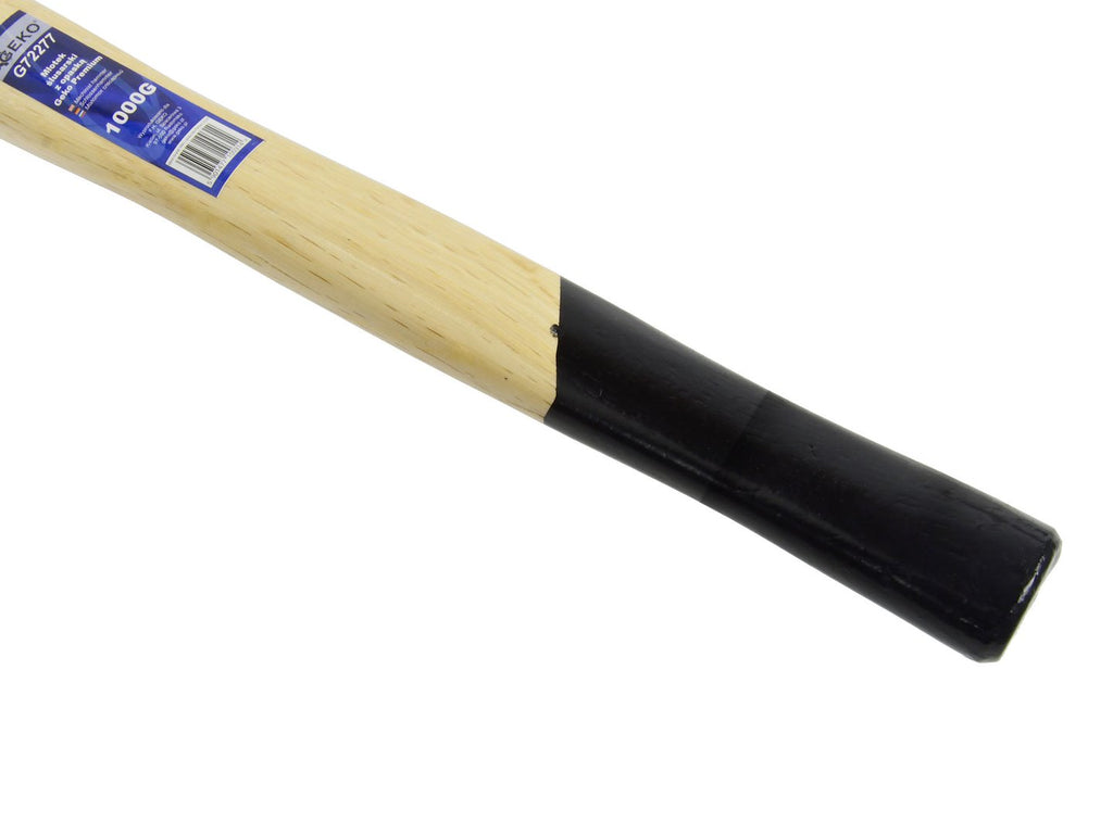 Machinist Hammer 1000g with Hardwood Handle GEKO Premium