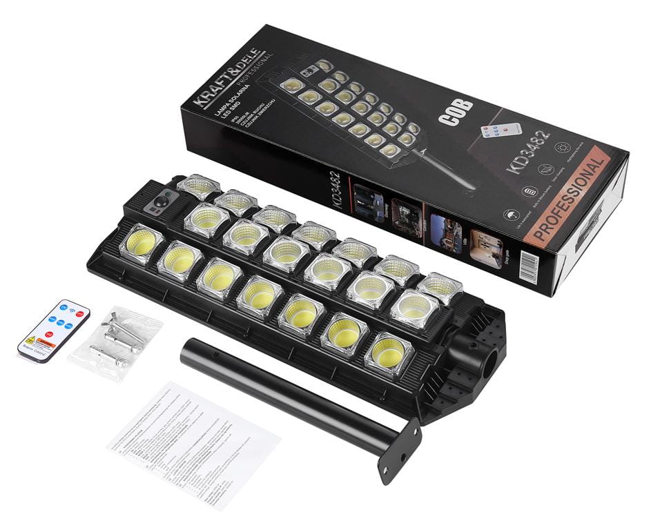 LED SOLAR LAMP WITH REMOTE CONTROL KD3482 (D21)
