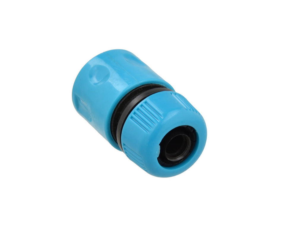 1/2" Durable Plastic Quick Connector (Polybag) BLUE LINE