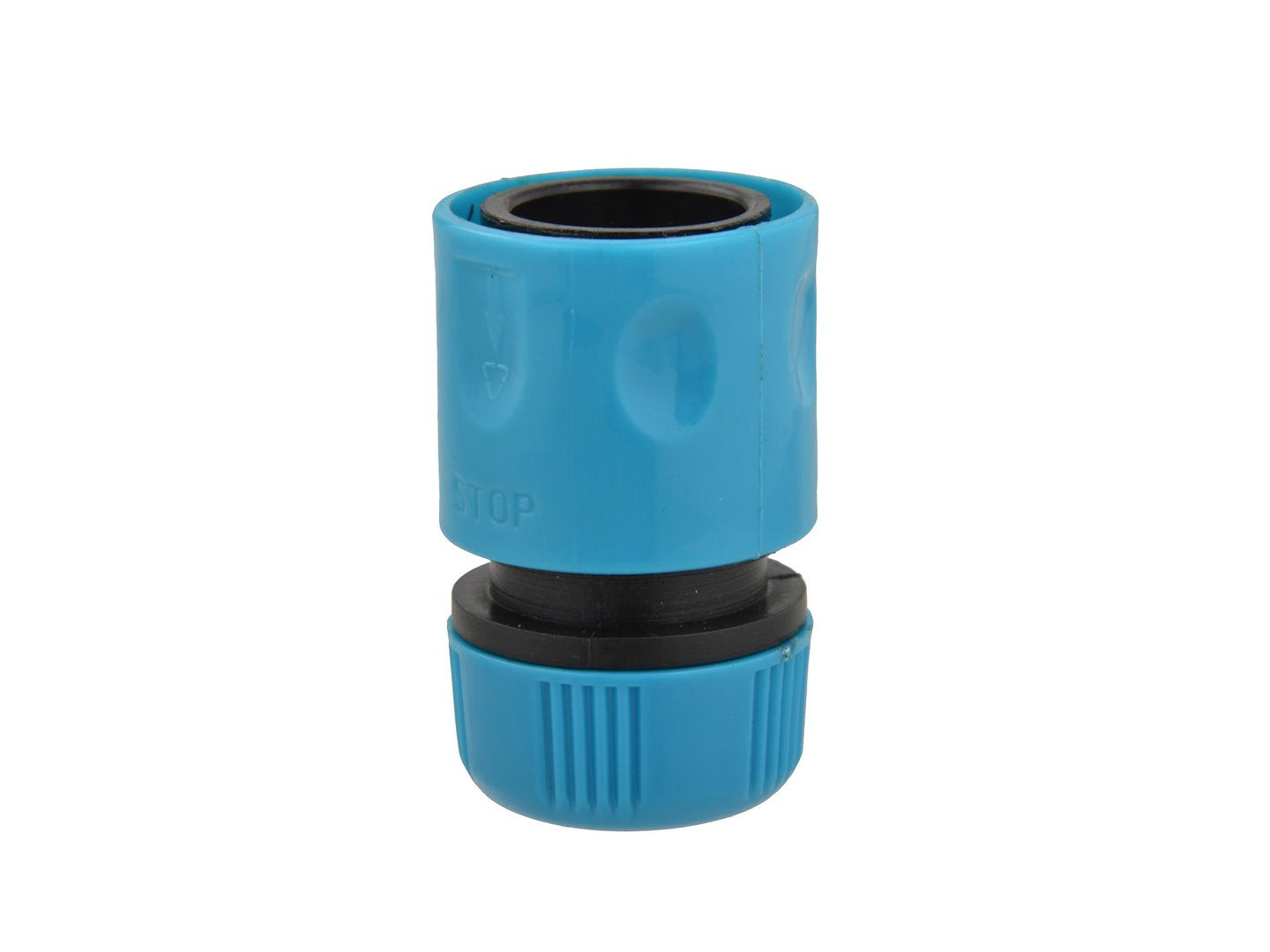 1/2" Durable Plastic Quick Connector with Stop (Neutral)