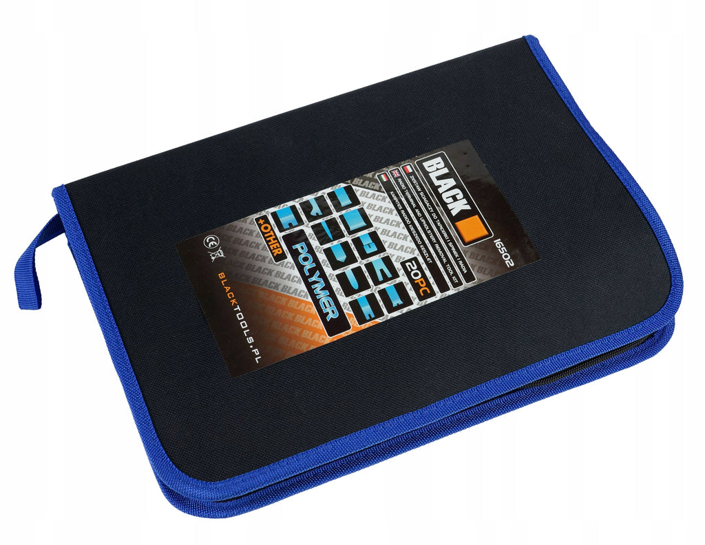 20-osaline Black polstrieemaldus- ja tõmbetööriistade komplekt