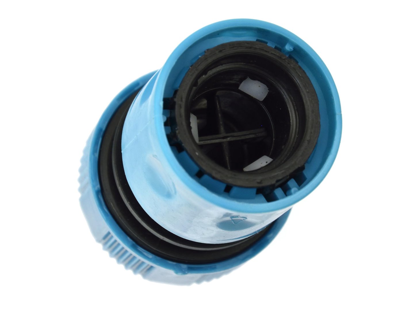 3/4" durable plastic quick connector with stop (neutral)