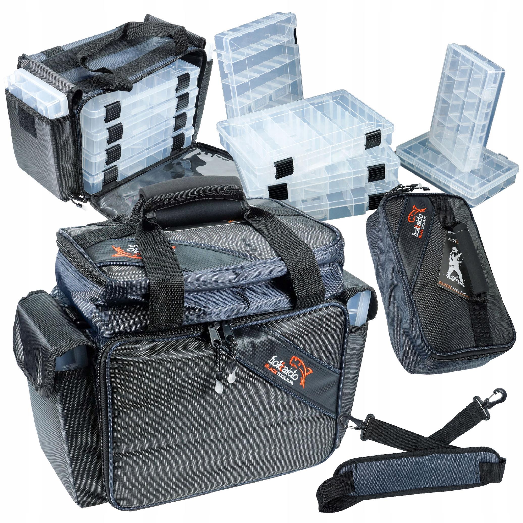 Hokkado Fishing Bag with 4 Boxes 40/20/30-6
