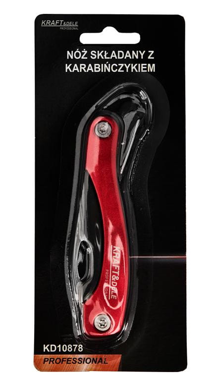 FOLDING KNIFE WITH CARABINER KD10878
