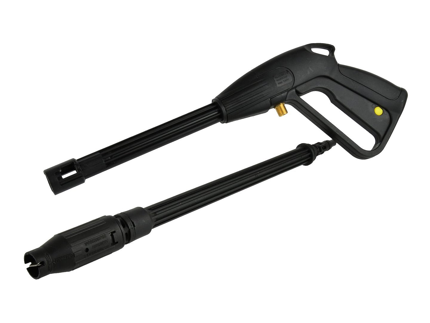 Pressure cleaning gun