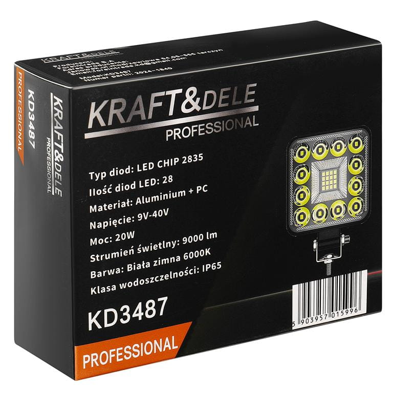 Mini outdoor LED work lamp 20W KD3487