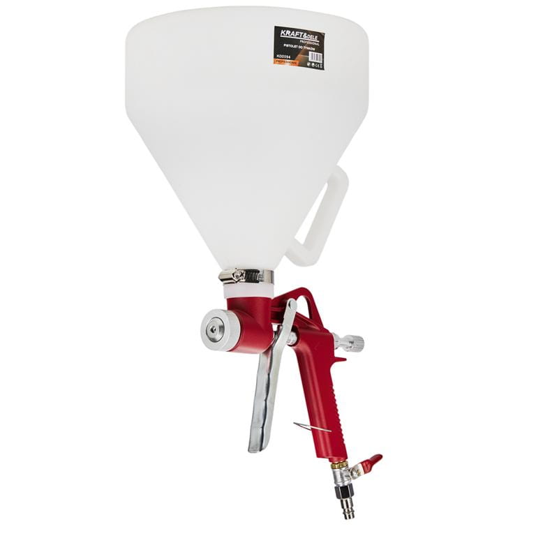 Spray gun for plasters 5L + 3 nozzles KD2094