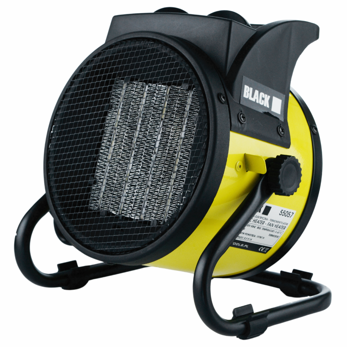 Portable Fan Heater 2000W (2 kW) Black