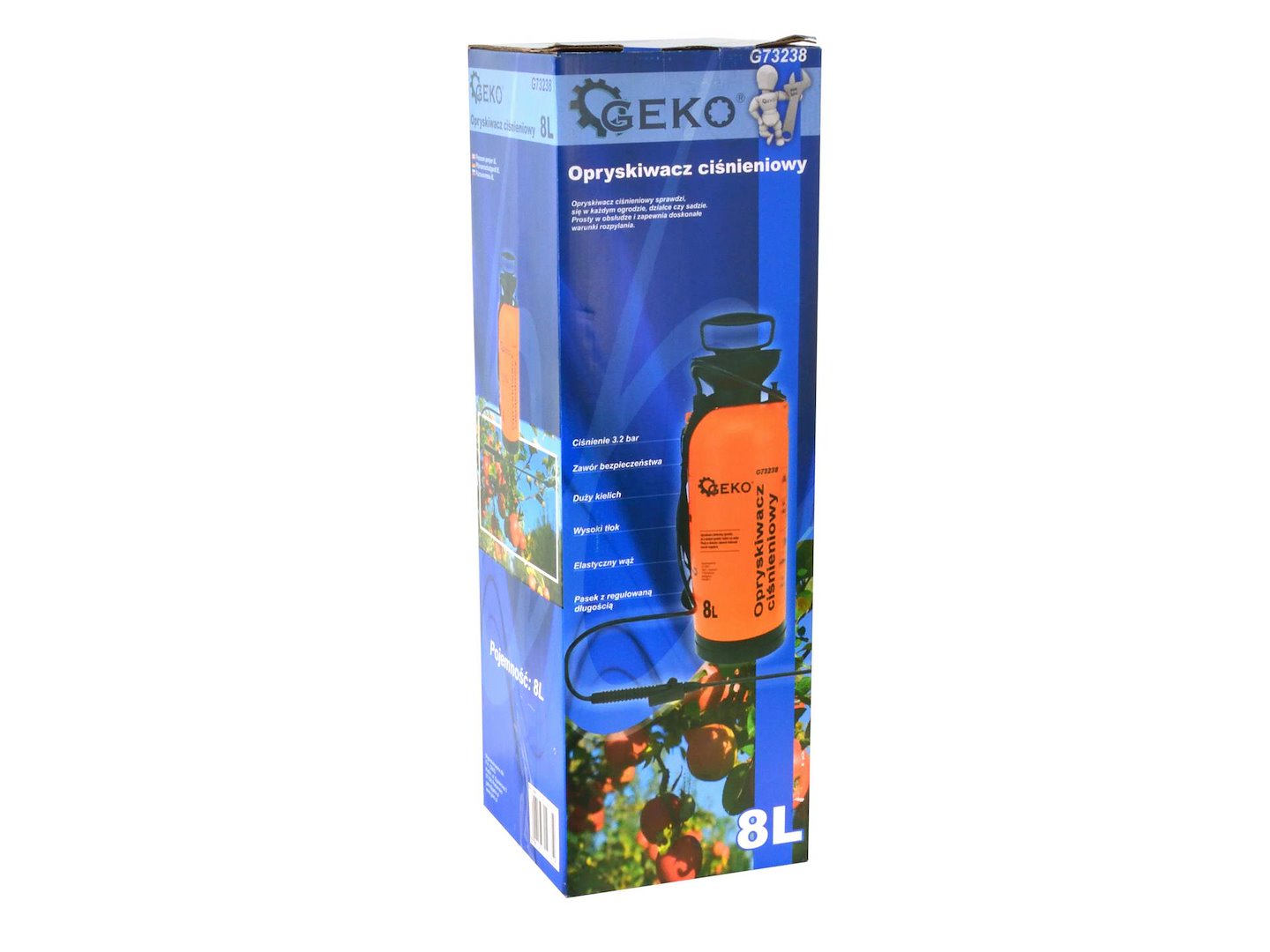Manual Sprayer 8L Orange