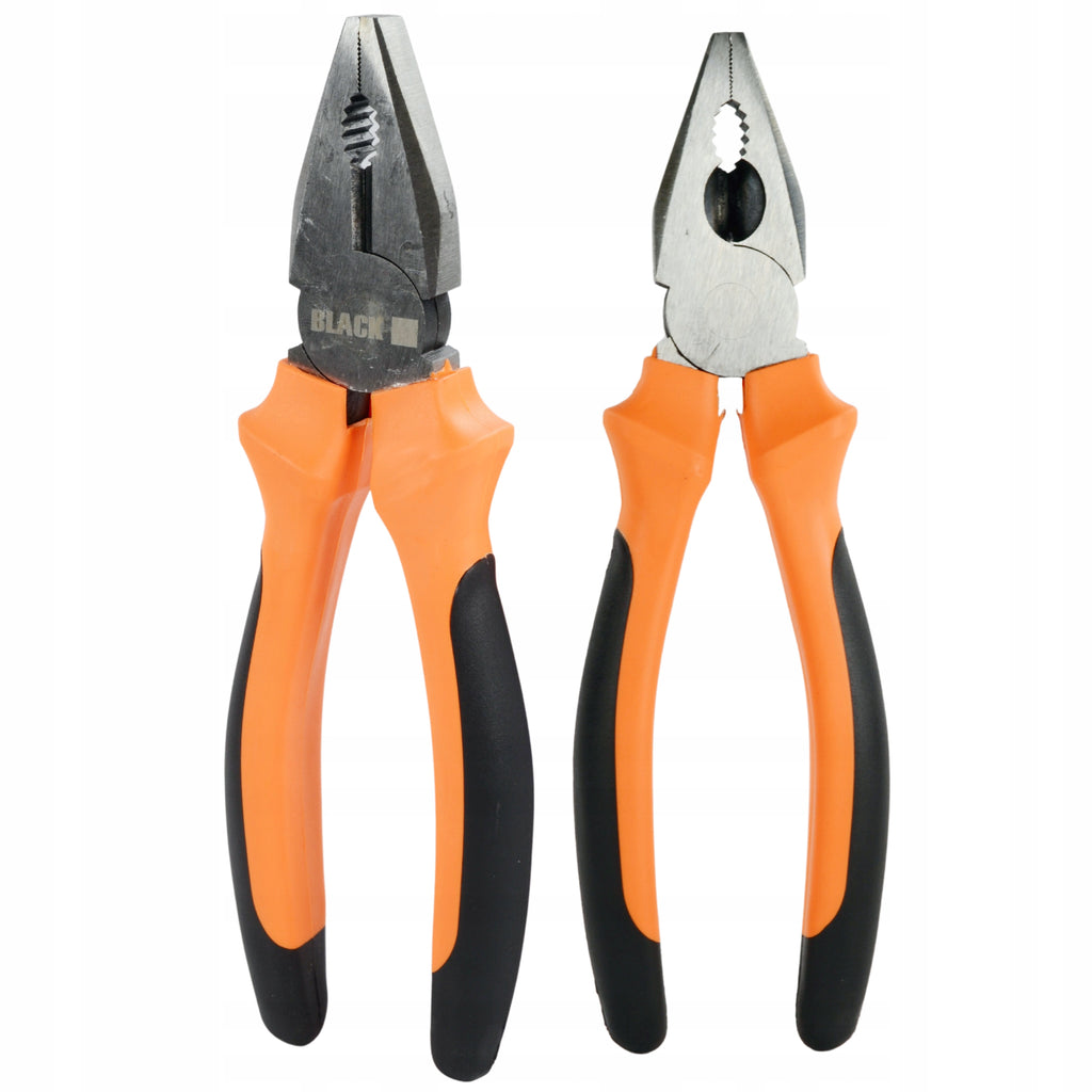 200 mm Straight Insulated Pliers, Black