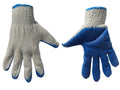 Glove No. 1 — white liner, blue latex – Pack of 10