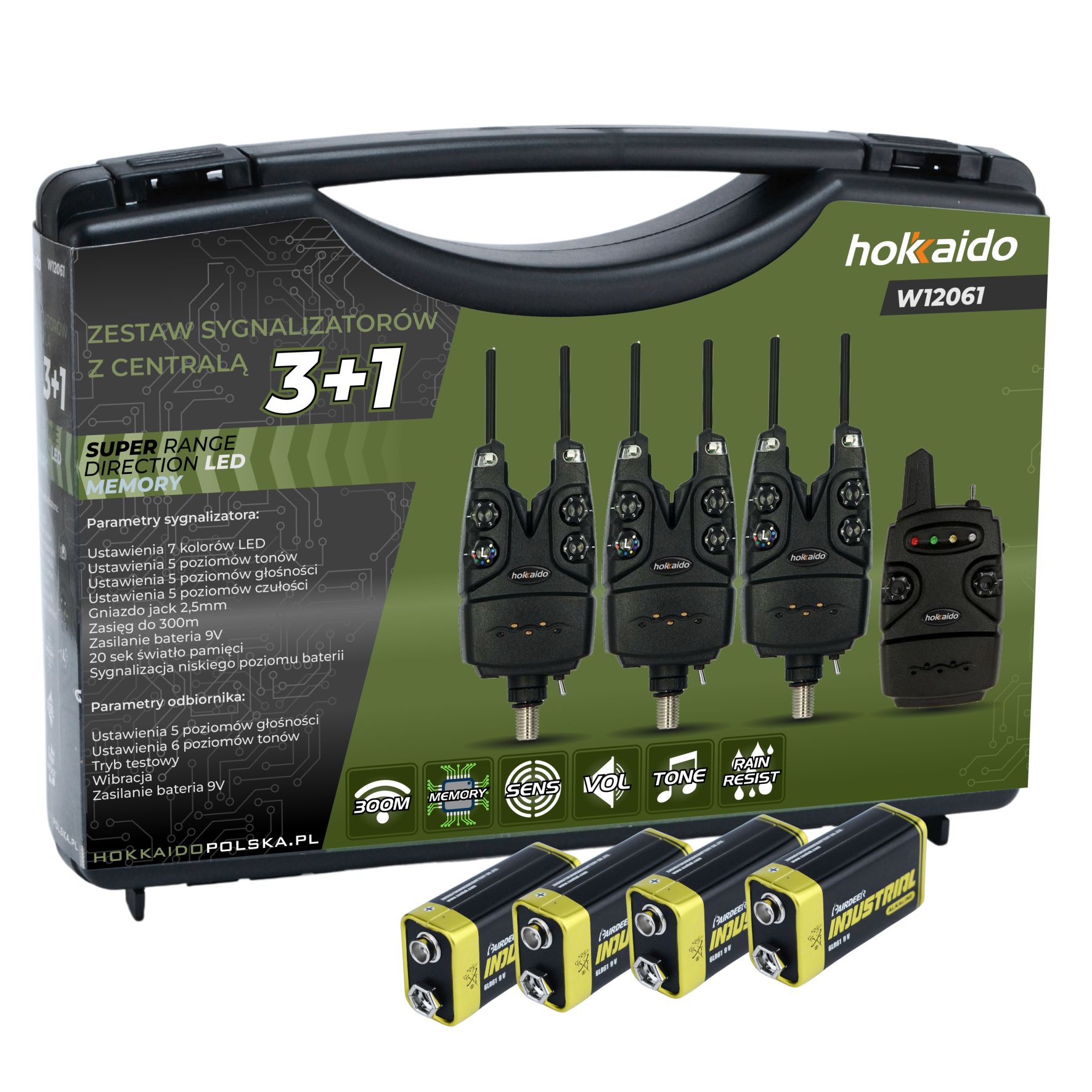 Hokkaido kalastusandurite komplekt koos 3+1 Bus Bar juhtseadme ja BAT RGB-ga