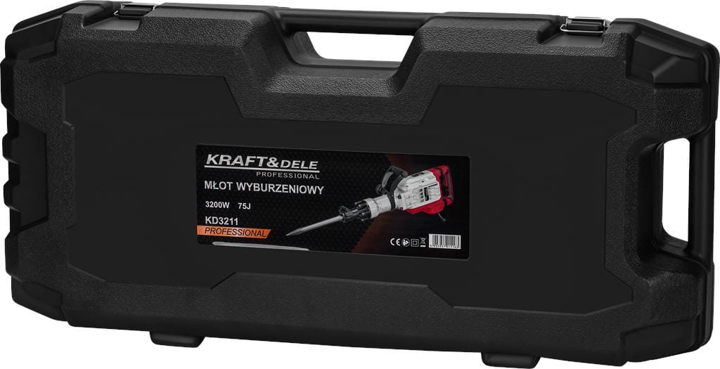 DEMOLITION HAMMER 3200W 75J HEX-GAN KD3211