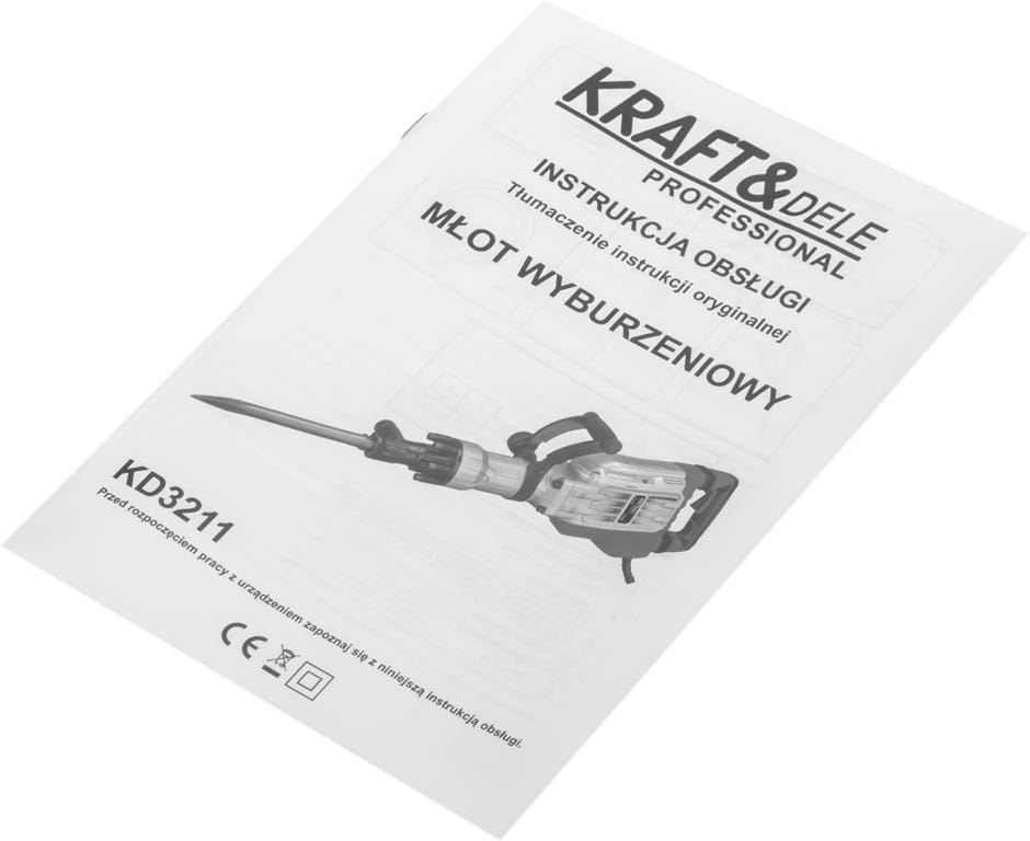 DEMOLITION HAMMER 3200W 75J HEX-GAN KD3211