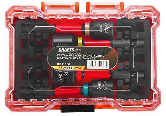 SET OF 4 HEX MAGNETIC SOCKETS KD11866
