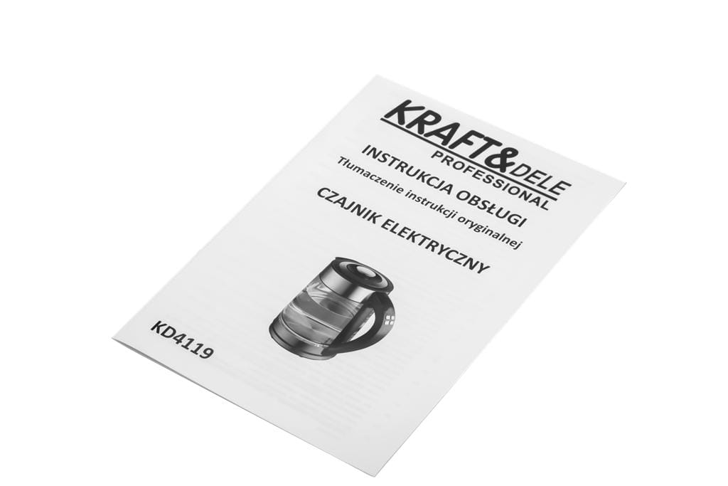 ELEKTRILINE VEEKANN 2500W 2L TEMPERATUURIKONTROLLIGA KD4119