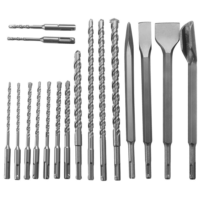 SET OF DRILLS AND CHISELS 17 PIECES SDS+ KD10068