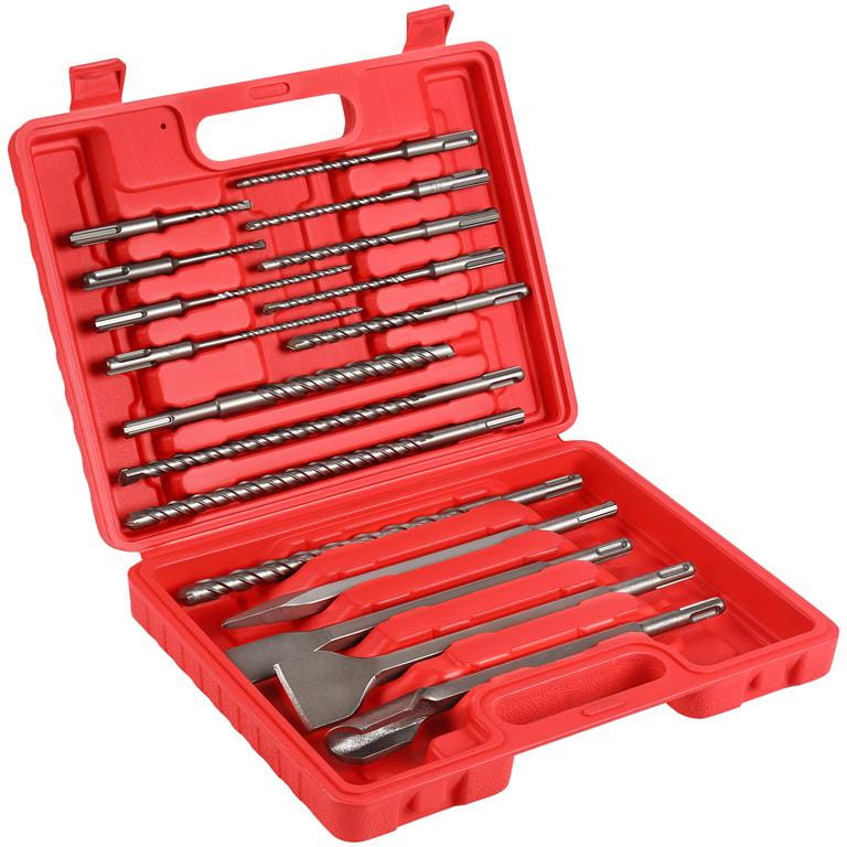 SET OF DRILLS AND CHISELS 17 PIECES SDS+ KD10068