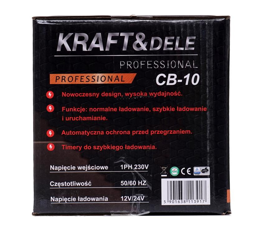 Autode akulaadija 12V 24V 10A 60Ah KD1905