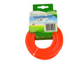 Square nylon line, red, 3.0mm x 10m