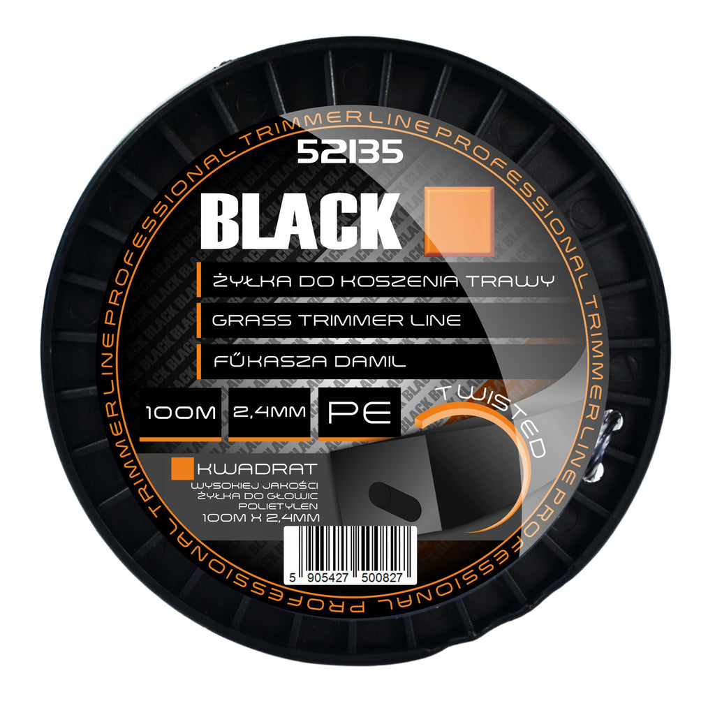 Tugevdatud 2,4mm x 100m professionaalne vastupidav trimmerijõhv