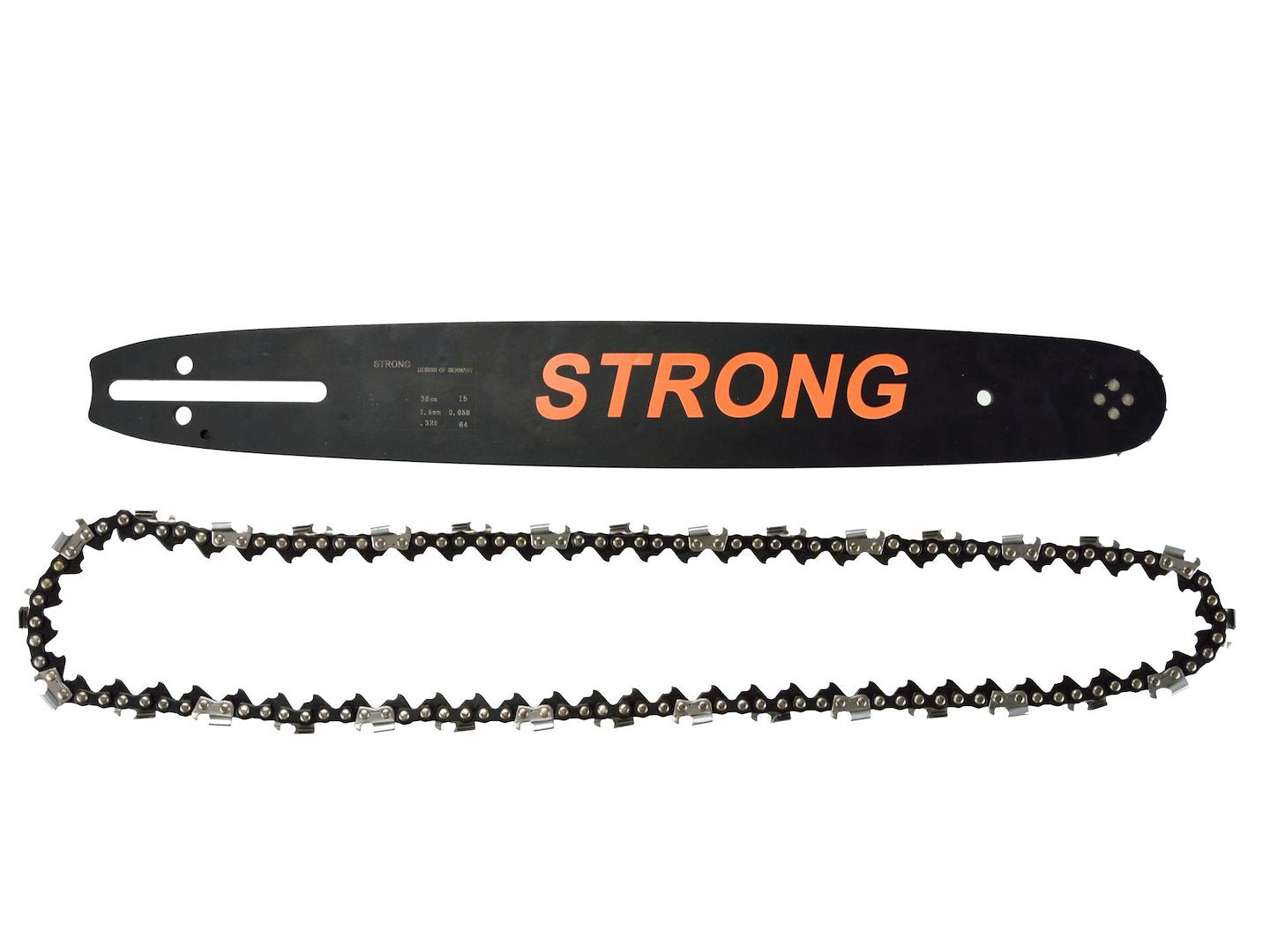 Set: 1 chain bar and 2 chains for Husqvarna 15" 325 058 64T
