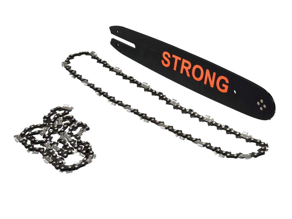 Set: 1 chain bar and 2 chains for Stihl 3/8" 14" 050 52T
