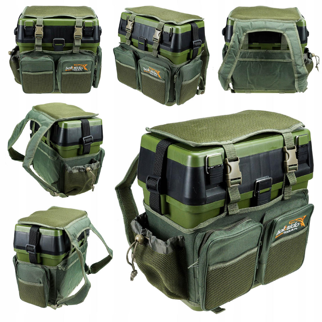Multifunctional Hokkaido 3-in-1 Box Seat Backpack for Anglers