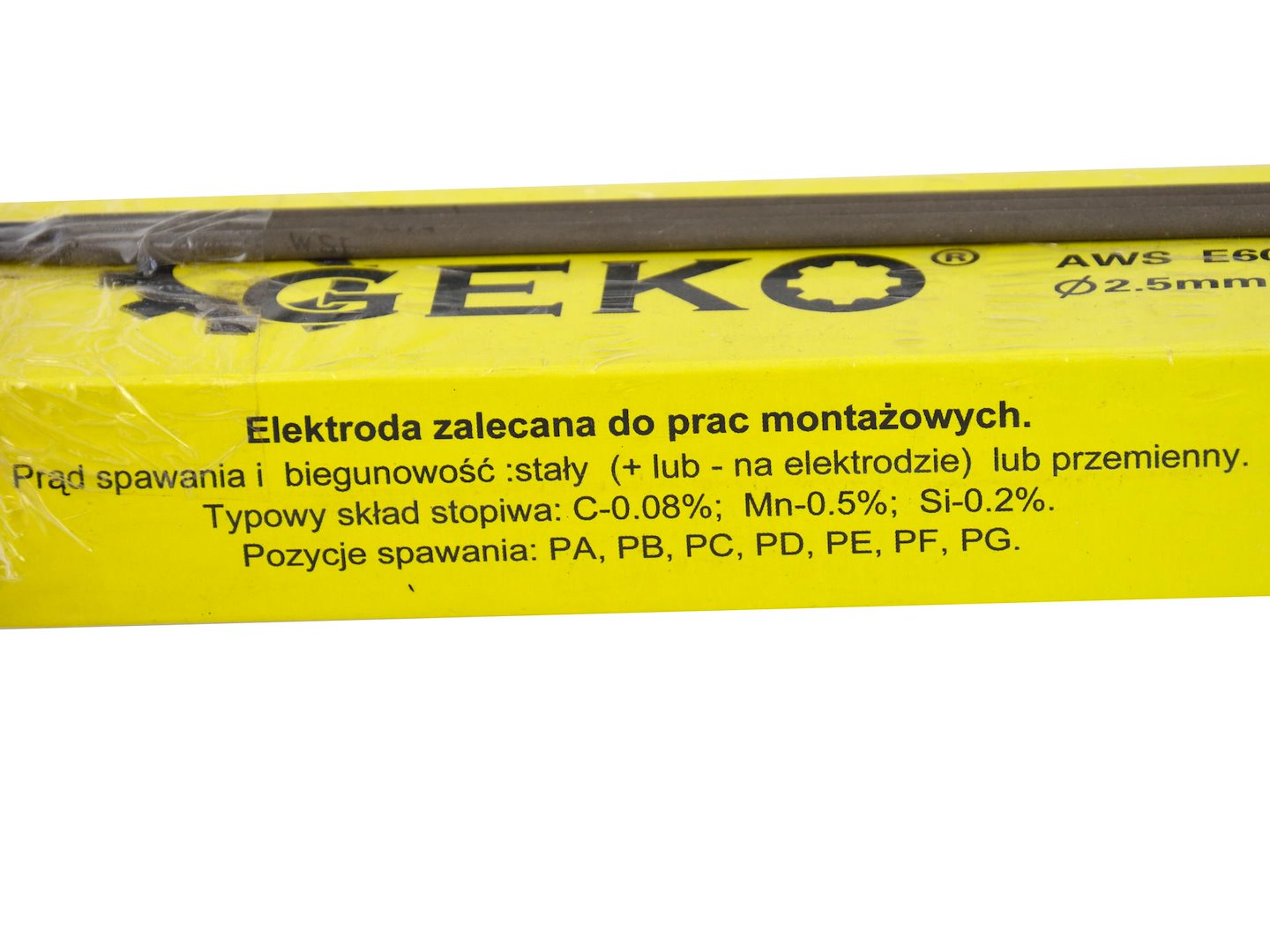 Rutile Cellulosic E6013 Electrodes 2.5 mm x 300 mm /PINK/