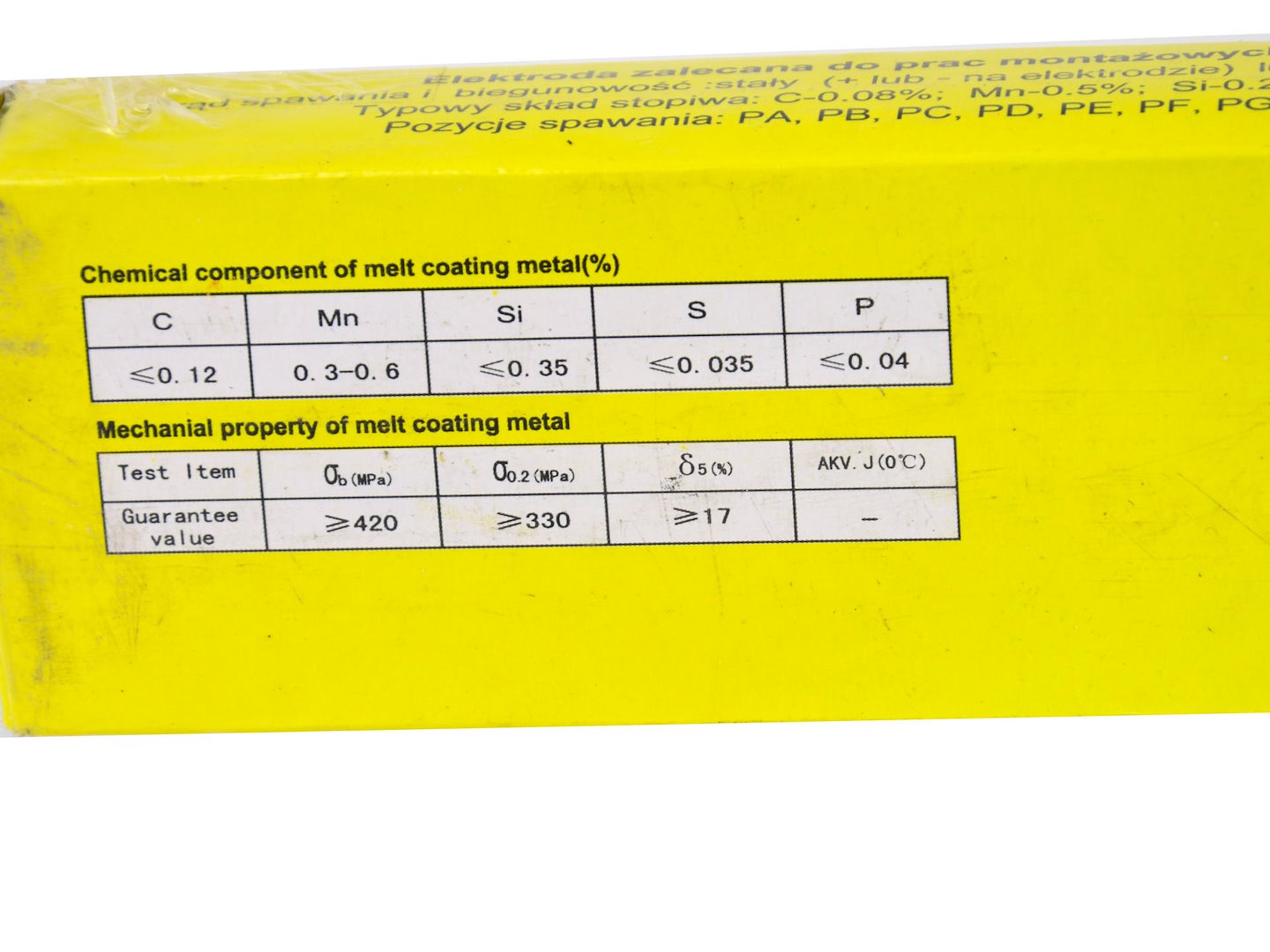 Rutile Cellulosic E6013 Electrodes 2.5 mm x 300 mm /PINK/