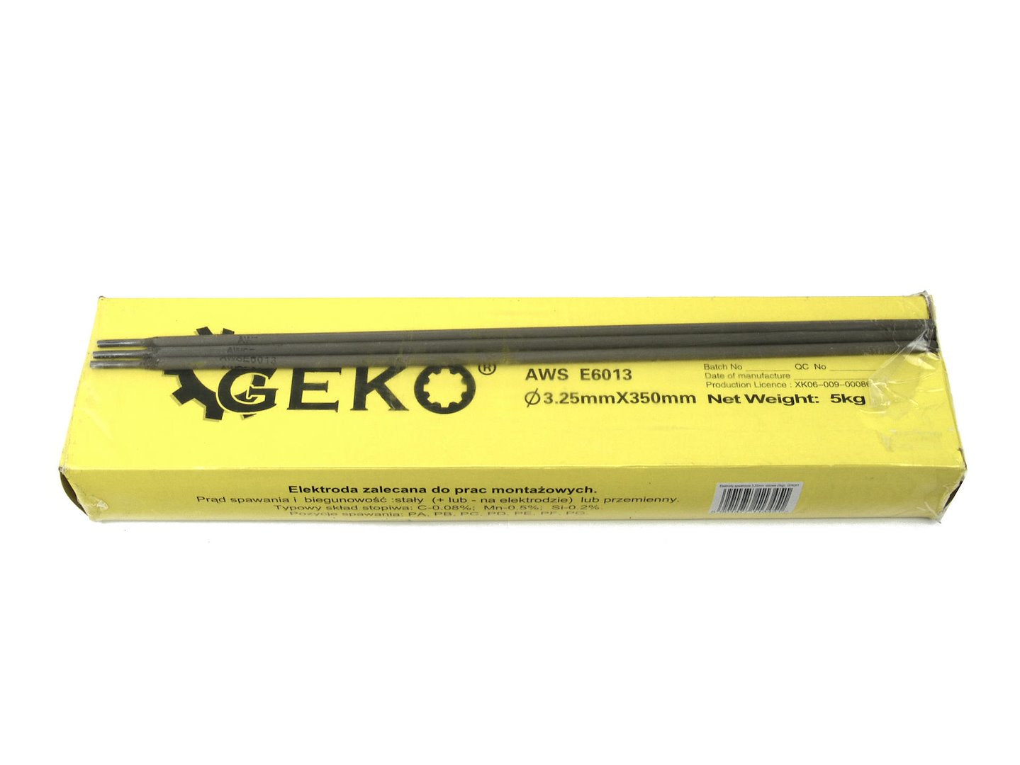 Rutile Cellulosic E6013 Electrodes 3.2 mm x 350 mm /PINK/