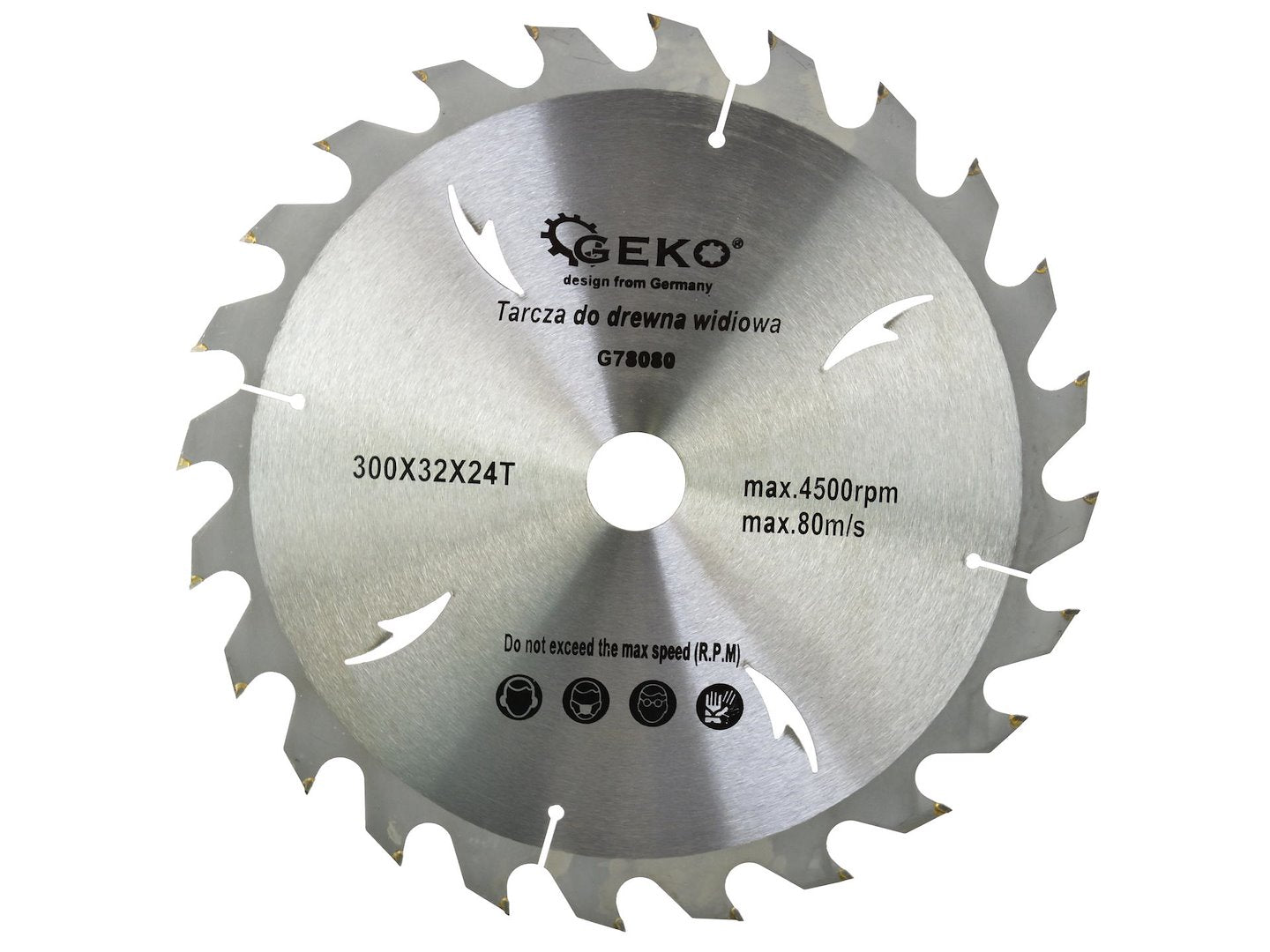 TCT Circular Saw Blade with Holes 300x32x24T
