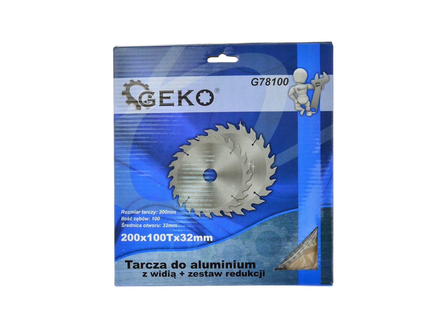 TCT Aluminium Circular Saw Blade 200x32x100T + 5 reductions 32/ -30 -25,4 -22,2 -20 -16