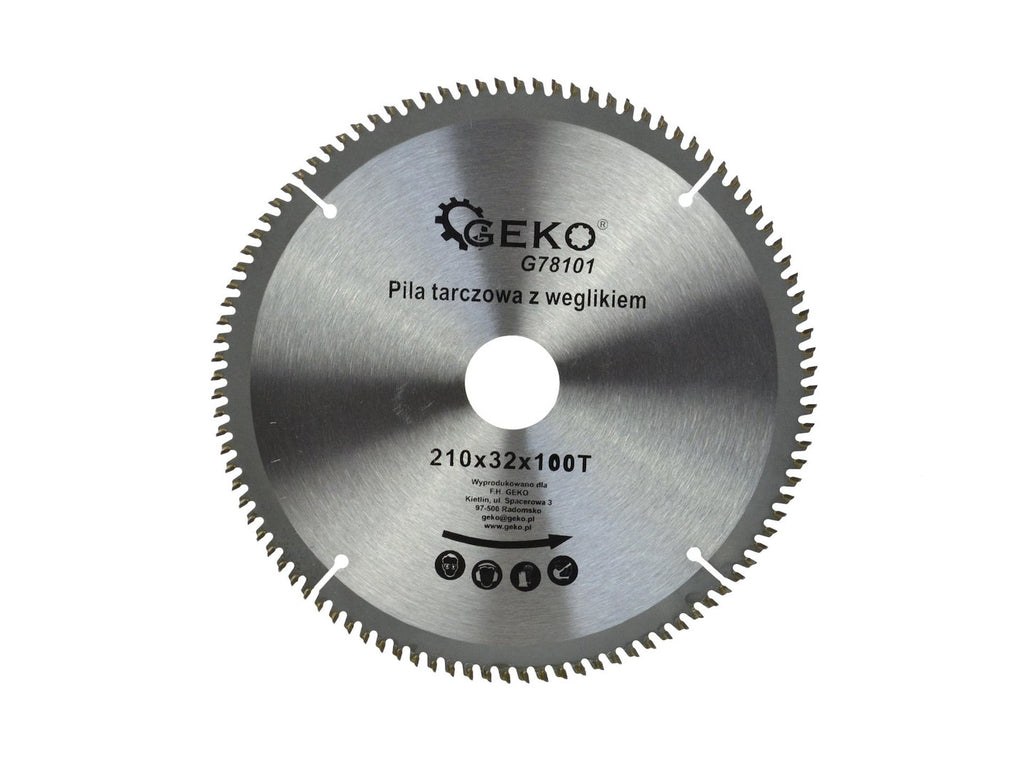 TCT Aluminium Circular Saw Blade 210x32x100T + 5 reductions 32/-30 -25.4 -22.2 -20 -16