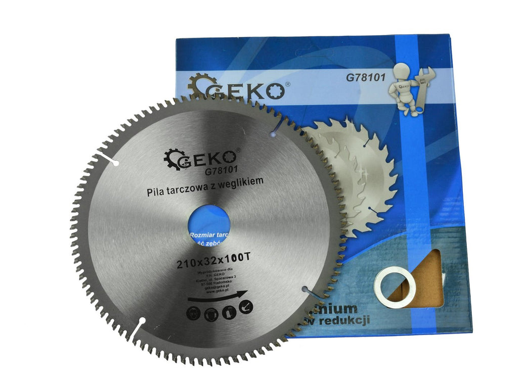 TCT Aluminium Circular Saw Blade 210x32x100T + 5 reductions 32/-30 -25.4 -22.2 -20 -16