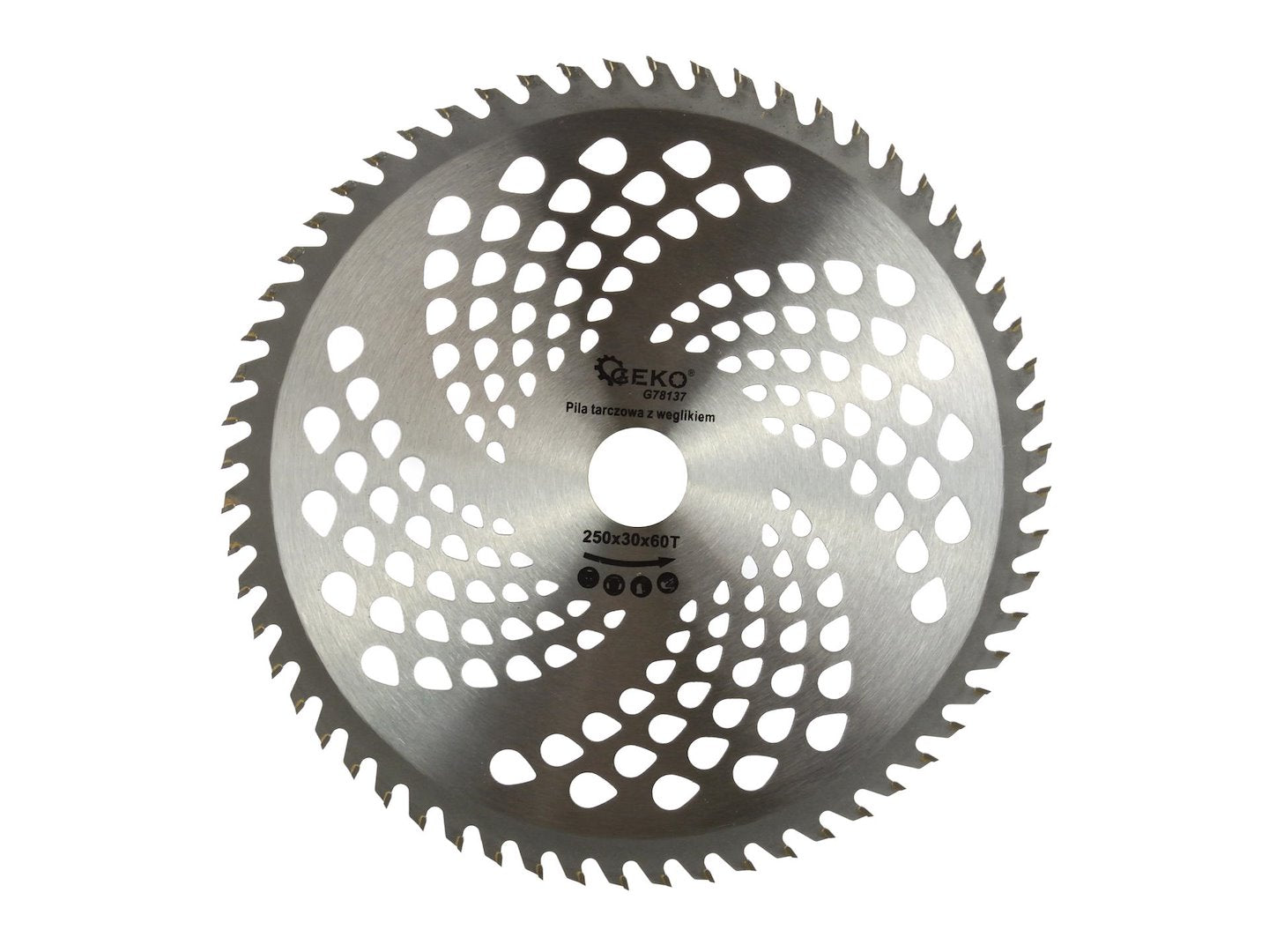 Circular Saw Blade with Holes 250x30x60T