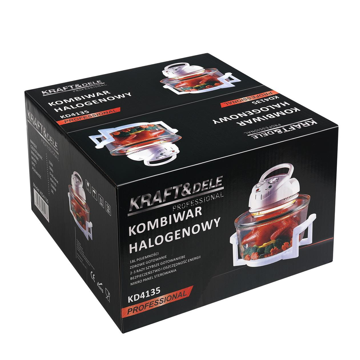 Halogen combination heater 18L KD4135