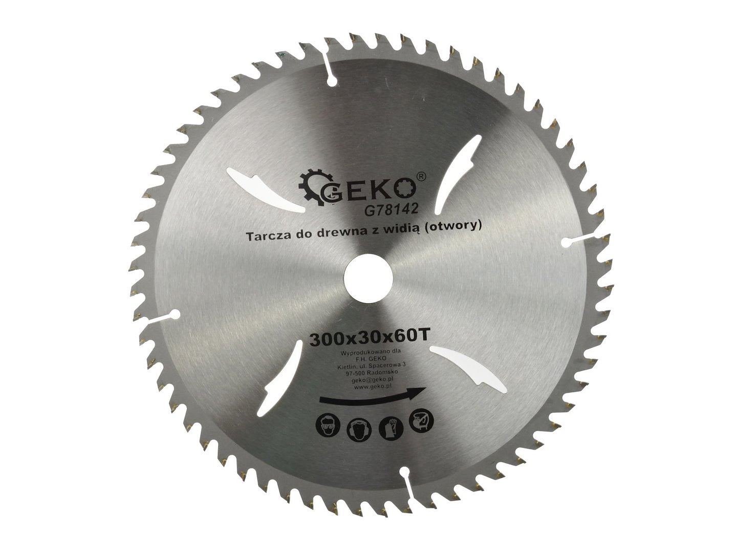 Circular Saw Blade with Holes 300x30x60T