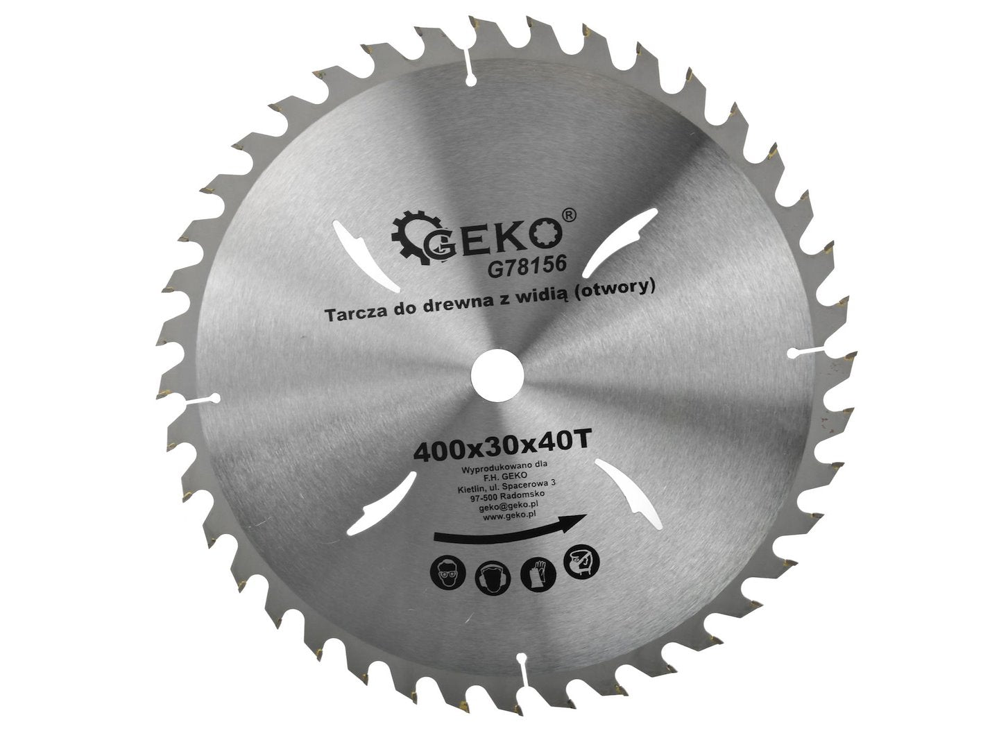 Circular Saw Blade with Holes 400x30x40T