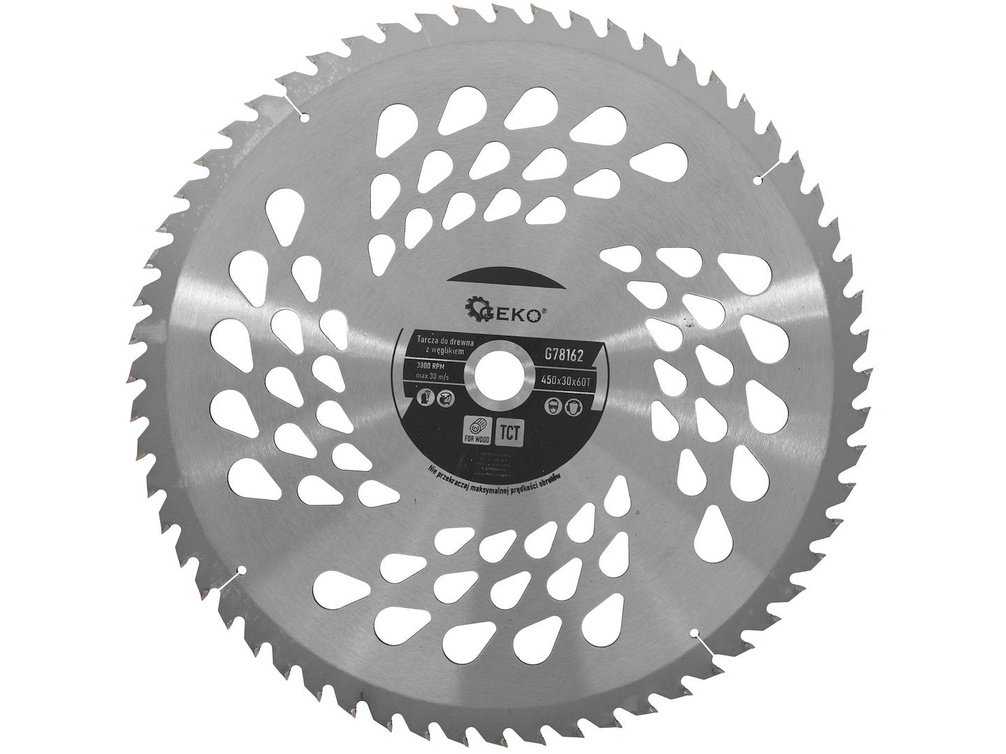 Circular Saw Blade with Holes 450x30x60T