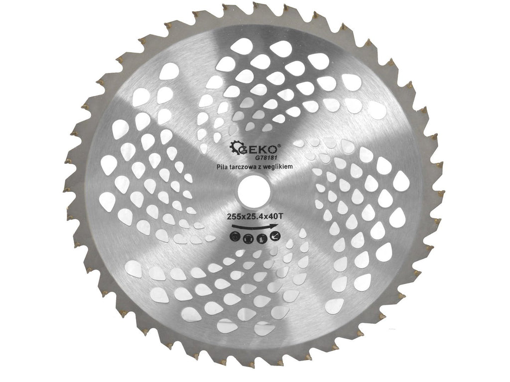 Brush cutter blades 255x25.4mmx40T