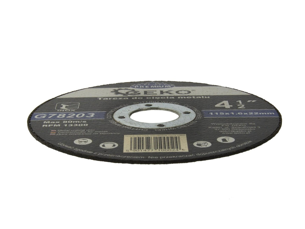 Metal Cutting Disc GEKO Premium 115x1,6x22,2 mm